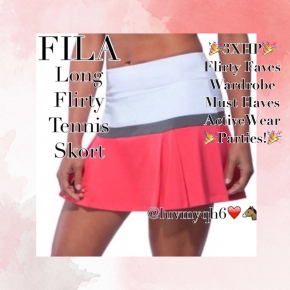 Fila Dresses & Skirts - FILA Long Flirty Tennis Skirt 🎉3X HP🎉